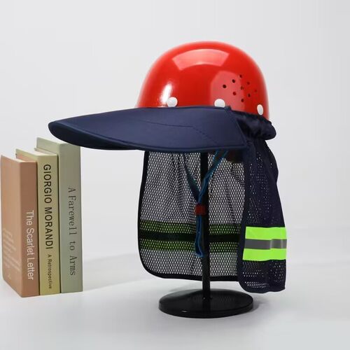 工地安全帽防晒遮阳帽大檐男女款