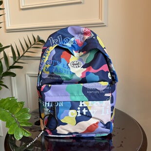 外贸休闲背包女学生书包大容量轻便双肩包儿童上学书包涂鸦双肩包