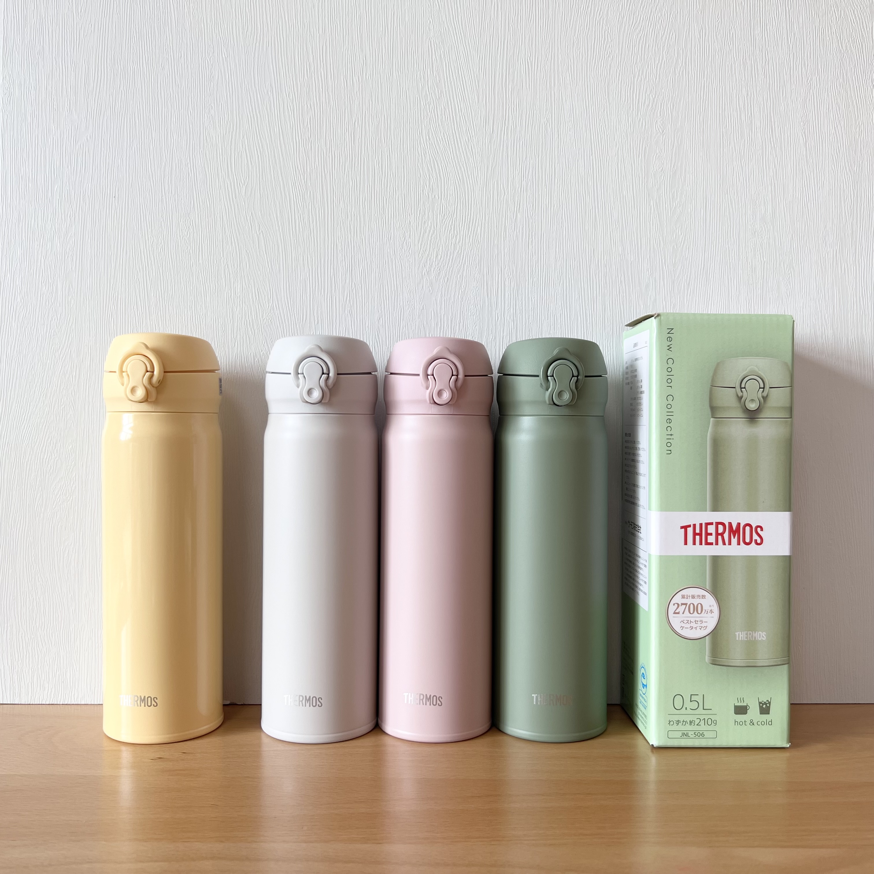 THERMOS纯色304不锈钢经典系列