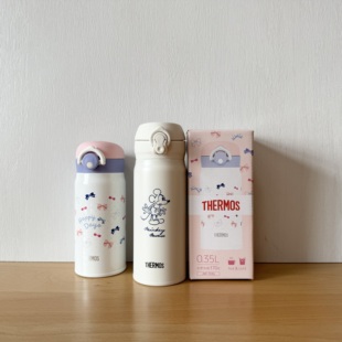 THERMOS儿童真空隔热保温杯便携卡通配色 膳魔师限量JNR353LTD新款