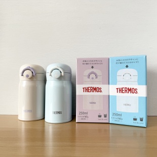 膳魔师迷你款 口袋杯随手小巧不锈钢车载马克龙色250ml矮墩墩正品