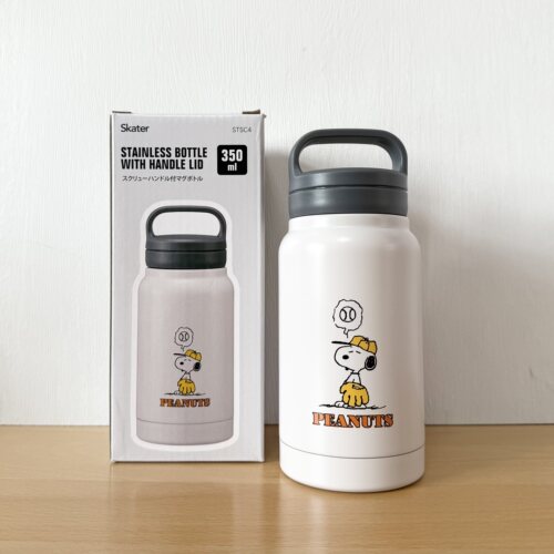 snoopy史努比图案保温杯带提手