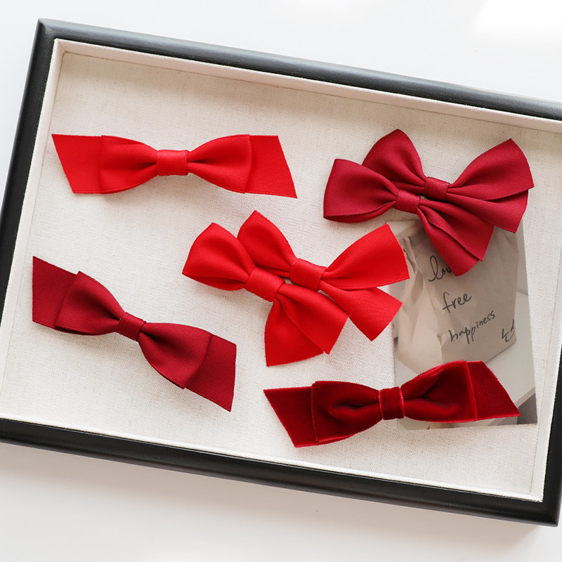 原创设计新年红丝带蝴蝶结儿童全包发夹刘海碎发夹发卡甜美发饰,饰品/流行首饰/时尚饰品新,发饰,淘宝优惠券,粉丝福利购,淘宝优惠卷