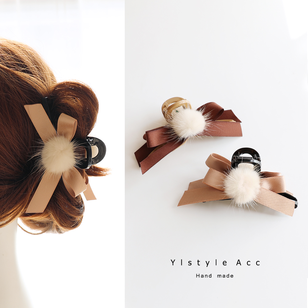 蝴蝶结抓夹脑后勺发夹