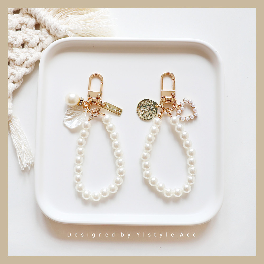 INS巴洛克复古珍珠仿贝壳花片车钥匙扣链包包挂件Airpods配饰挂扣,节庆用品/礼品,钥匙扣,淘宝优惠券,粉丝福利购,淘宝优惠卷