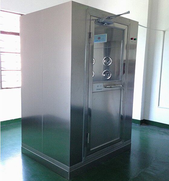 厂家直销 双人双吹风淋室风淋间 烤漆不锈钢风淋室 净化风淋通道