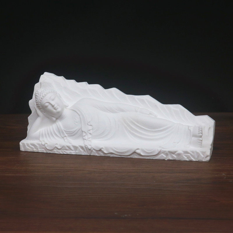 新中式禅意释迦牟尼佛卧佛摆件创意阳台盆景鱼缸装饰假山造景摆设,家居饰品,装饰摆件,淘宝优惠券,粉丝福利购,淘宝优惠卷