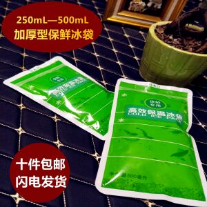注水冰袋反复使用250/500冰包冰袋保鲜冷藏海鲜食品快递冷冻专用
