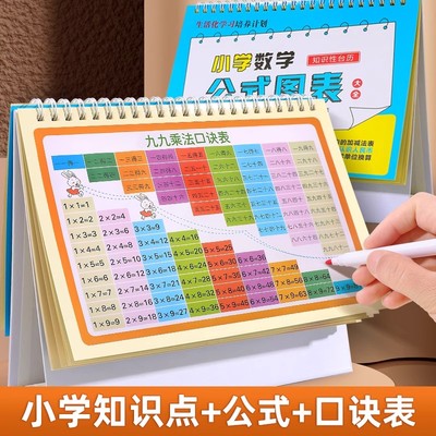【同步教材】小学数学公式台历