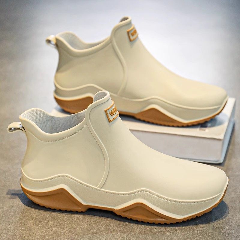 雨鞋男款秋冬季户外钓鱼防水短筒雨靴男士防滑外卖厨房鞋加绒棉靴,流行男鞋,雨鞋,淘宝优惠券,粉丝福利购,淘宝优惠卷