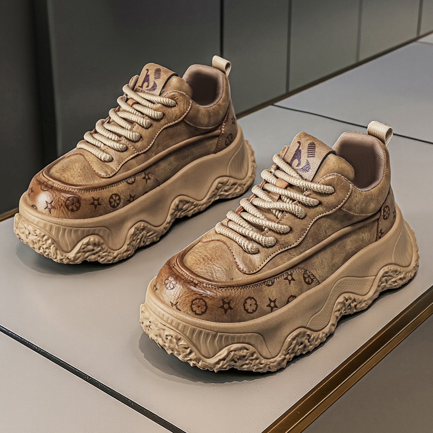 高级感男鞋冬季潮流百搭厚底休闲板鞋青少年网红爆款真皮运动潮鞋,流行男鞋,单鞋,淘宝优惠券,粉丝福利购,淘宝优惠卷