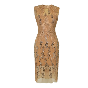 礼服轻奢小众气质名媛成人礼小洋装蕾丝设计款重工2026高定连衣裙