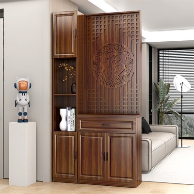新中式玄关柜屏风隔断