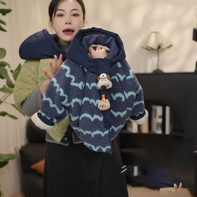 男童冬季新款儿童加绒羊羔毛外套