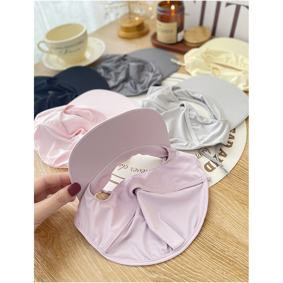 MULSA防晒面罩防晒帽遮阳帽