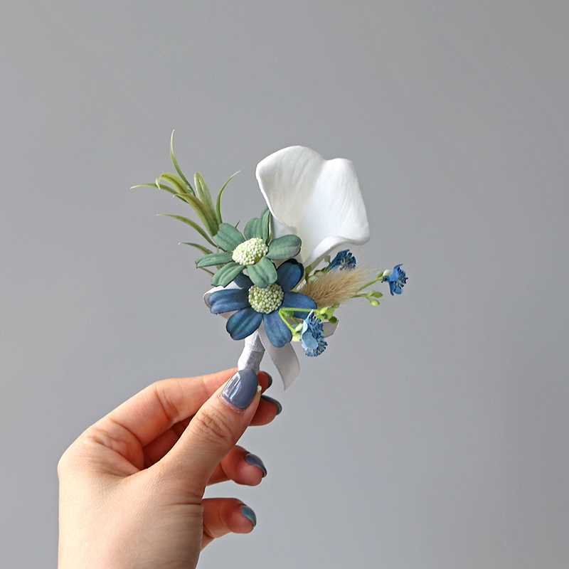 马蹄莲结婚舞蹈摄影配饰手腕花