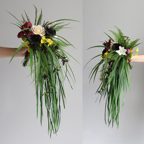 家居结婚纱摄影道具森系仿真花