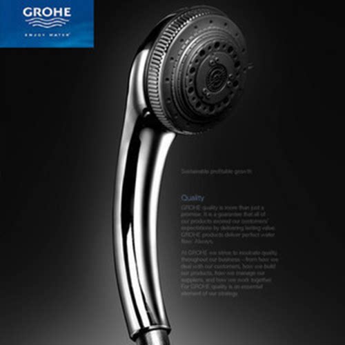 高仪花洒7种模式增压按摩