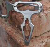 Дорожный универсальный гаечный ключ из нержавеющей стали, отвертка