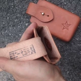 Износостойкий кожаный ремень, мобильный телефон, поясная сумка, из натуральной кожи, 5, 6, 6 дюймовая