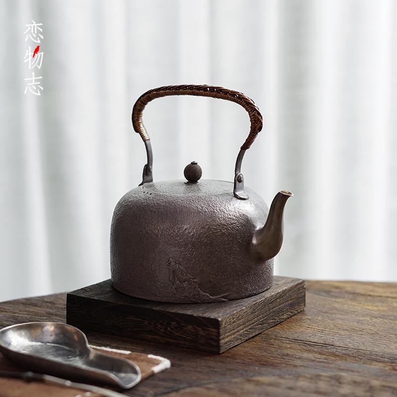 烧水壶煮茶壶足银999复古做旧