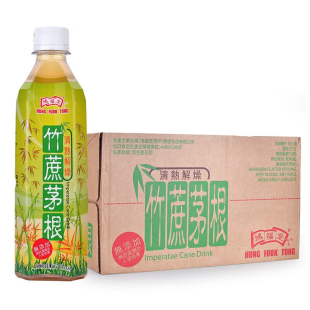 鸿福堂（HUNG FOOK TONG） 咸柑桔 咸青柠 竹蔗茅根 500ML*15瓶