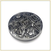 不锈钢几何爱心圆形梅花果盘蔬菜水果切模工具烘焙饼干曲奇模具