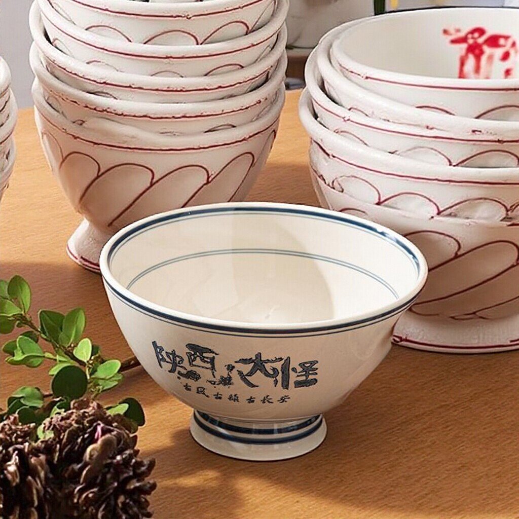油泼面碗商用面完陕西大碗