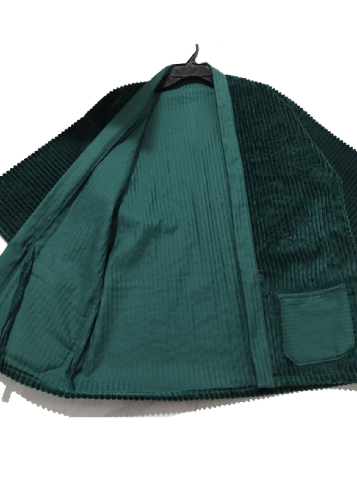 ORIGINAL HANFU ROBE JAPANESE JAPANESE DARK GREEN CARDIGAN SPRING AND AUTUMN RETRO LITERARY STYLE CARDIGAN LOOSE AND CASUAL