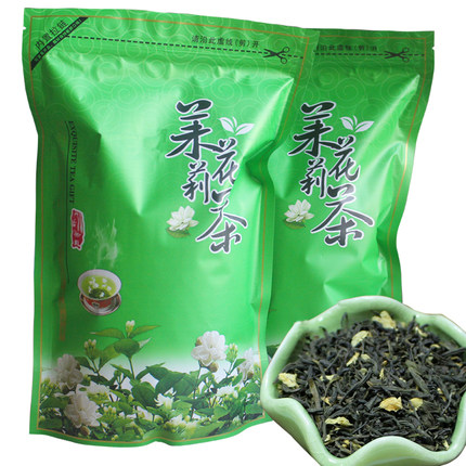 琛牌茶叶 茉莉花茶500克 浓香型双袋装 花草茶 散茶散装 广西特产