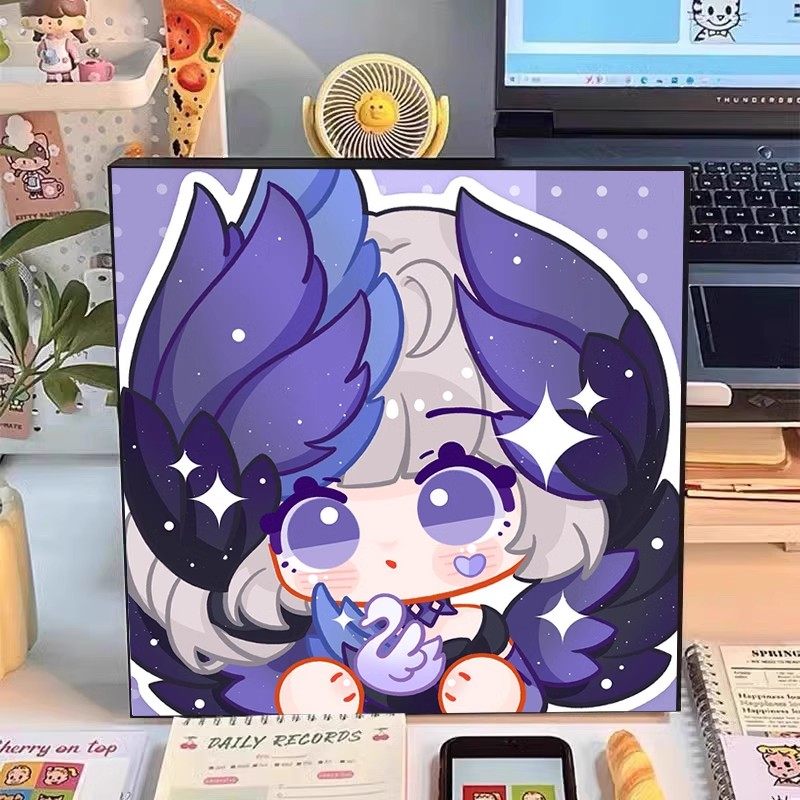 王者荣耀小乔数字油画涂色填色画