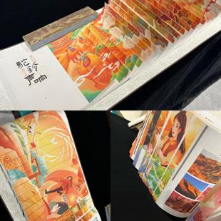 龙鳞装 宣纸印刷卷轴卷轴定制来图定制