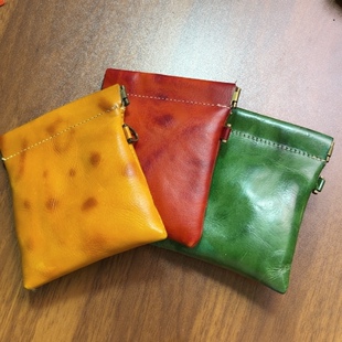 头层牛皮真皮拉链钥匙包卡包软皮小巧头层牛皮高级感真皮零钱包