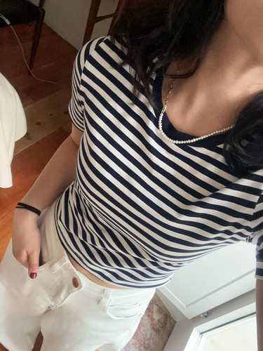 店主自留 小众设计 天然贝母珍珠项链女 高级轻奢锁骨链颈链 可调