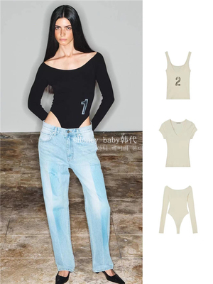 直邮正品芭蕾连体背心短袖三件套