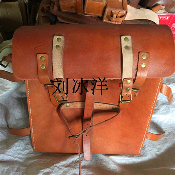 二战日军背囊 影视道具牛皮背囊