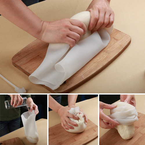 家居厨房用品创意实用神器硅胶揉面和面袋做面条饺子烘培diy工具