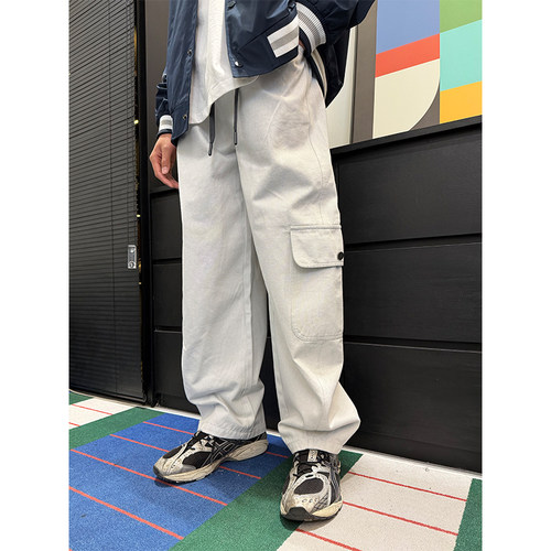 K4082小赖家青少年2026春季新款宽松牛仔裤高街长裤中大童裤子