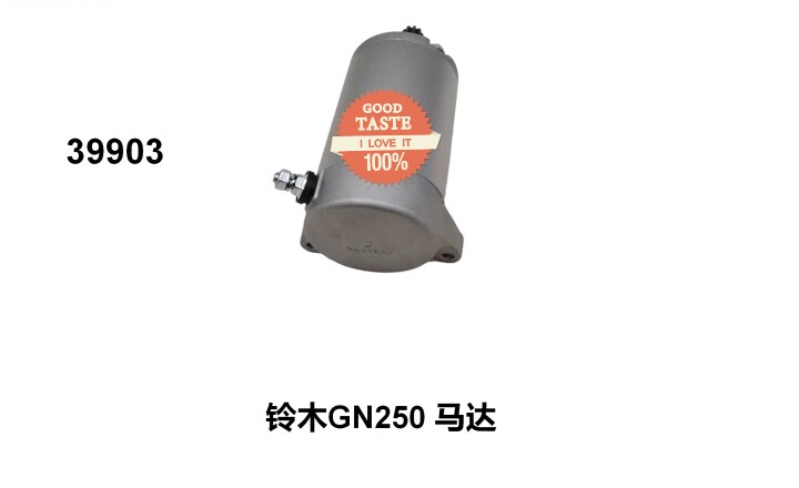 适用望江铃木太子摩托车 GN250 启动马达 望江250 启动电机 马达