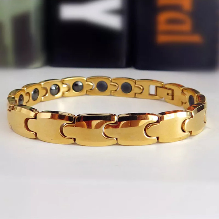 新款热卖 台湾KOTO 18k黄金色 钨金手链 防辐射手链 生日礼物