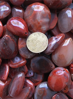 纯天然手链玛瑙石南红吊坠