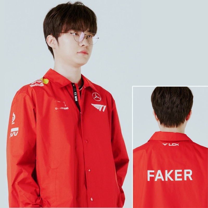 T1队服2025LCK战队FAKER同款外套