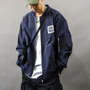 棒球服外套男秋冬款 潮牌美式 复古MA1飞行员夹克街头情侣百搭短款