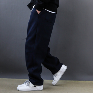 新款 日系纯色卫裤 重磅百搭休闲裤 直筒加绒运动长裤 男士 2025冬季