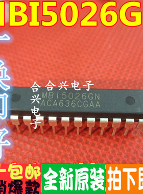 全新原装进口MBI5026GN 直插DIP-24 MB15026GN LED驱动器芯片