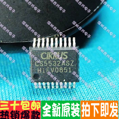 CS5532-ASZ CS5532ASZ SSOP 24位模数转换器原装正品