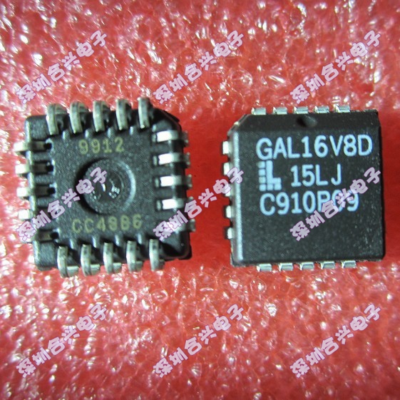GAL16V8D-15LJ GAL16V8D-15LJI PLCC 优惠价存储器！全新原装