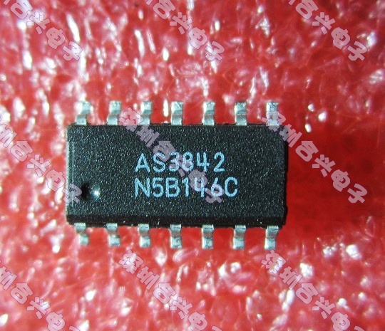 AS3842电源芯片 SOP-14全新！一个起拍！