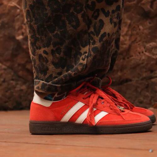 adidas HANDBALL SPEZIAL T头鞋经典运动板鞋德训鞋红色 KJ6299