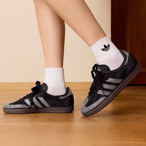情人节限定 adidas三叶草Samba系列舒适经典复古板鞋男女同款